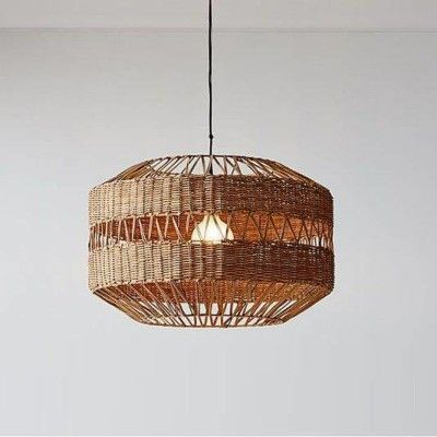 High quality rattan wicker hanging lampshade(#2924)-gallery-0