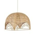 Modern bamboo wicker hanging lampshade(#2925) - Getkraft.com