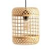 Modern bamboo cylindrical shaped ceiling lampshade(#2932) - Getkraft.com