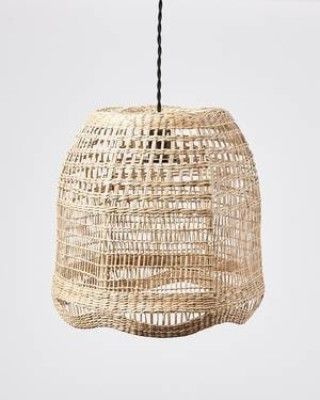 Rattan modern wicker hanging lampshade(#2933)-gallery-0