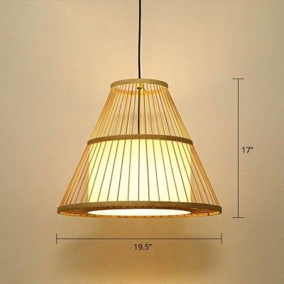 High quality bamboo wicker hanging lampshade(#2940)-gallery-0