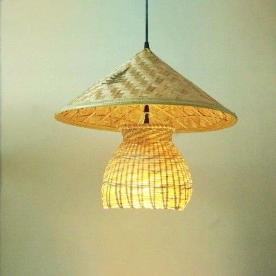 Modern designing bamboo wicker hanging lampshade(#2941)-gallery-0