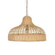 Half onion shaped rattan wicker hanging lampshade(#2947) - Getkraft.com