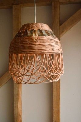 Rattan wicker hanging lampshade(#2961)-gallery-0