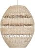 Rattan extra large oval shaped wicker hanging lampshade(#2962) - Getkraft.com