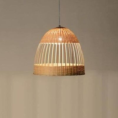 Beautiful bamboo wicker hanging lampshade(#2966)-gallery-0