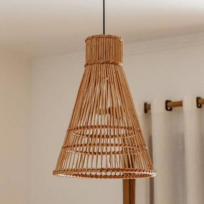 Attractive rattan wicker pendant lampshade(#2970)-gallery-0