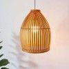 Modern oval shaped bamboo pendant lamp(#2980) - Getkraft.com