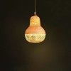 Attractive bulb shaped bamboo hanging lamp(#2981) - Getkraft.com