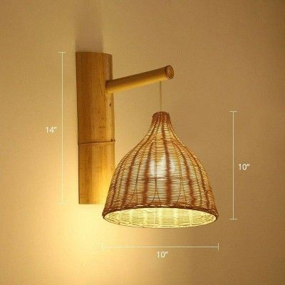 High quality rattan wall lamp(#2985)-gallery-0