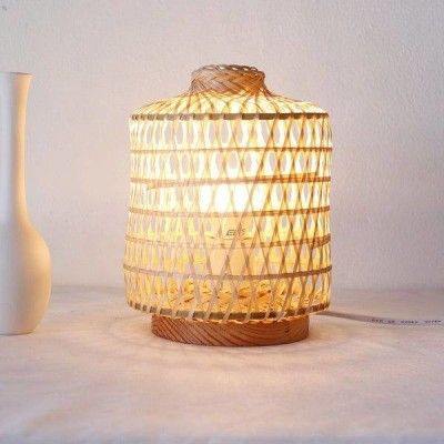 Modern attractive bamboo wicker table lampshade(#2989)-gallery-0