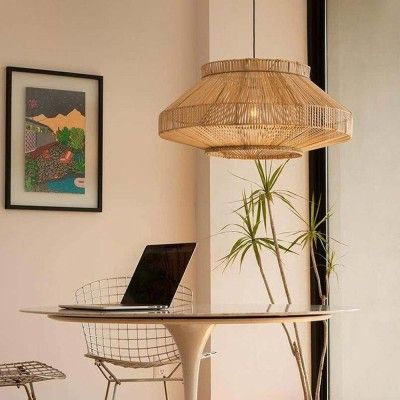 High quality rattan wicker pendant lampshade(#2995)-gallery-0