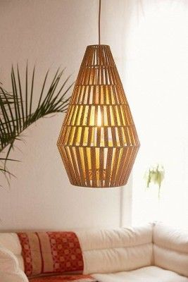 Attractive bamboo modern wicker hanging lampshade(#3001)-gallery-0