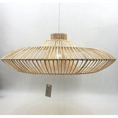 Rattan modern wicker hanging lampshade(#3003)-gallery-0