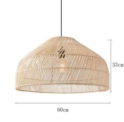 Rattan Attractive fixture wicker pendant lampshade(#3006)-gallery-0