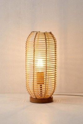 Rattan wicker hanging lampshade(#3011)-gallery-0