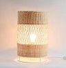 Rattan attractive cylindrical shaped wicker hanging lampshade(#3012) - Getkraft.com