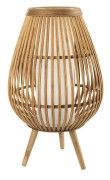 Rattan oval shaped wicker table lampshade(#3013) - Getkraft.com