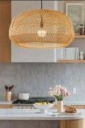 Rattan high quality fixture wicker hanging lampshade(#3018) - Getkraft.com