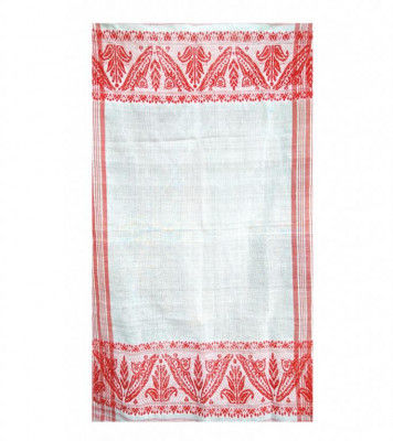 Plain Assamese Gamosa(Cotton)(#303)-gallery-0