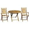 Attractive bamboo tea table with two chair(#3039) - Getkraft.com