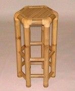 Attractive bamboo hexagon shaped stool(#3065) - Getkraft.com