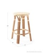 Attractive cane rattan modern stool(#3066) - Getkraft.com