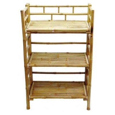 Natural bamboo antique high quality bookshelf(#3072)-gallery-0
