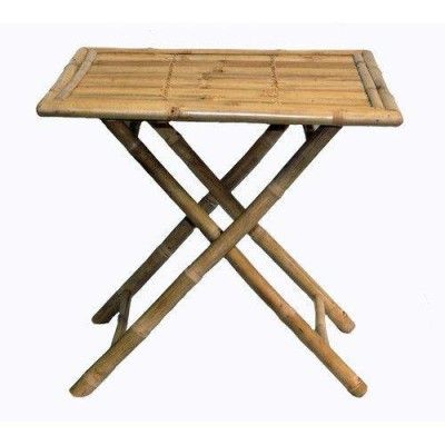 Antique natural bamboo serving table(#3075)-gallery-0