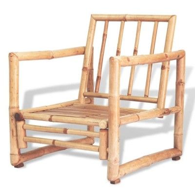 Modern antique natural bamboo single sofa chair(#3086)-gallery-0