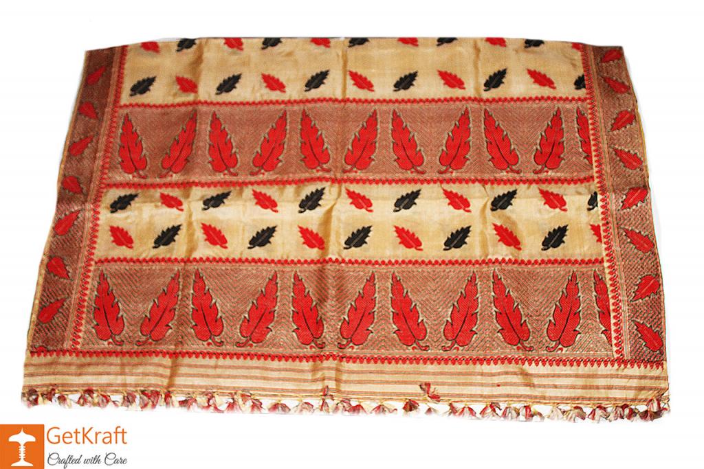 Assamese Mekhela Chador 374 .Length of Chadar 2.75 meter Len