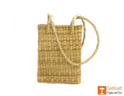 Natural Straw Long Handle Shopping Handbag(#385)-gallery-0