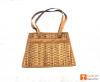 Natural Straw Square Handbag(#399)-thumb-1