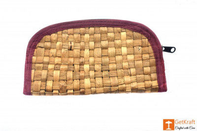 Natural Straw Handmade Clutch(#409)-gallery-0