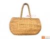 Natural Straw Oval Handbag(#417)-thumb-2