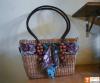 Natural Straw Designer Tote Bag(#420)-thumb-0