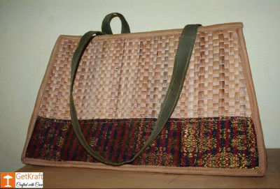 Natural Straw Square Shaped Handbag(#423)-gallery-0