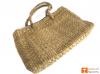 Medium-sized Bowler Natural Straw Bag(#428)-thumb-0