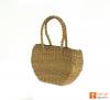 Natural Straw Medium-sized Oval Shape HandBag(#429)-thumb-2