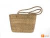 Natural StrawHandmade Bag with long handle(#430)-thumb-0