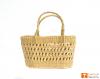 Natural Straw Handcrafted Net Basket(#433)-thumb-1