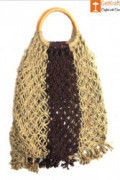 Jute Designer Handbag(#470) - Getkraft.com