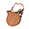 Sitalpati Handmade Round Strawbag with Long Handle(#478) - Getkraft.com