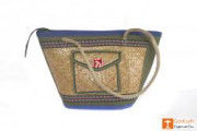 Sitalpati Handmade Bag with various coloured designs(#484) - Getkraft.com