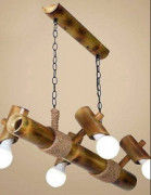 Eco-friendly Handmade Hanging Bamboo Lamp(#496) - Getkraft.com