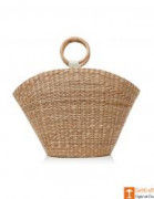 Large Natural Straw Shopping Handbag(#527) - Getkraft.com