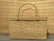 Large Natural Straw Shopping Bag(#530) - Getkraft.com