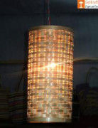 Bamboo Hanging Lampshade - Natural Bamboo color(#547) - Getkraft.com