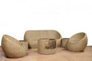 Sofa Set made from Cane Trendy for Home Office(#564) - Getkraft.com