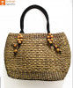 Medium-sized Handmade Straw Bag(#582)-thumb-0